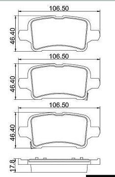 PASTILHAS DE FREIO GM CRUZE/EQUINOX APOS 2017 - N-2033 COBREQ