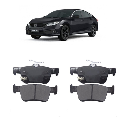 PASTILHA DE FREIO TRASEIRA HONDA CIVIC CVT APOS 2017 - N-2039 COBREQ