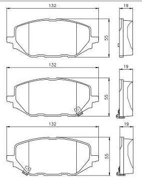 PASTILHA DE FREIO GM TRACKER - N-2095 COBREQ