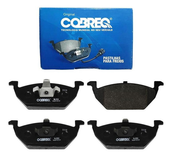 PASTILHA DE FREIO DIANTEIRA VOLKSWAGEN GOL G6/G7 - FOX 2014 - N-252 COBREQ
