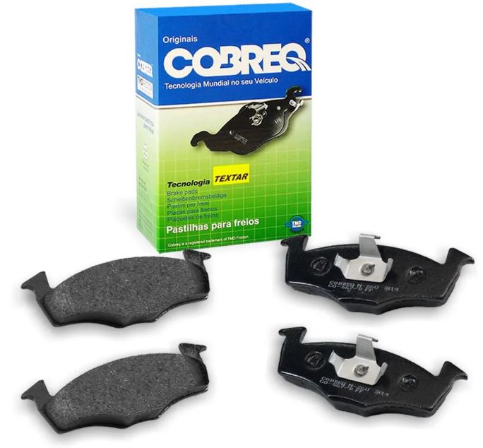 PASTILHA DE FREIO DIANTEIRA VOLKSWAGEN GOL GERACAO 5/POLO/SAVEIRO APOS 2009 - N-260 COBREQ 