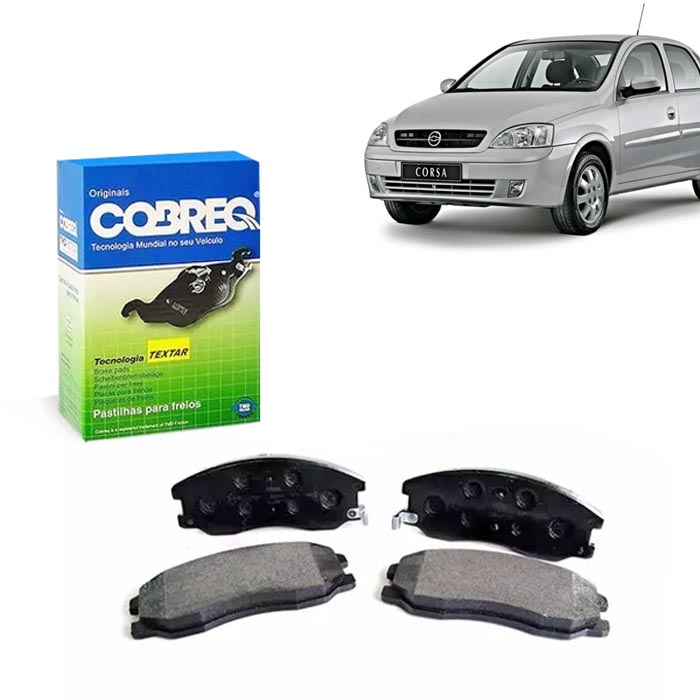 PASTILHA DE FREIO DIANTEIRA GM CORSA/MONTANA APOS 2002 - N-360 COBREQ