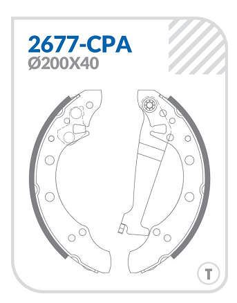 JOGO SAPATA FREIO VOLKSWAGEN GOL, FOX - N2677CPA COBREQ