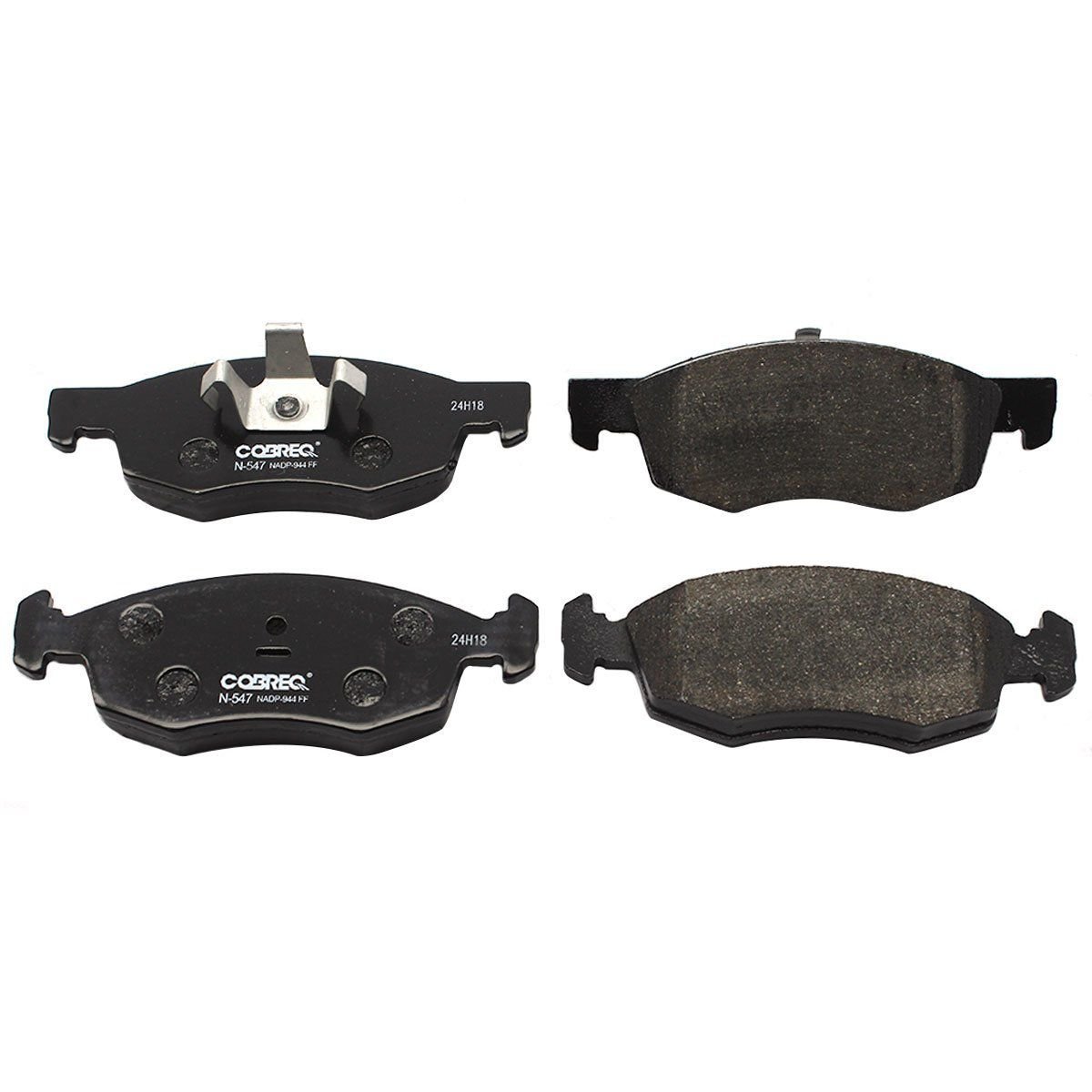 PASTILHA DE FREIO DIANTEIRO DO FIAT ARGO/CRONOS/DOBLO APOS 2009 - N-547 COBREQ 