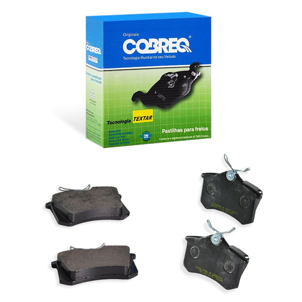 PASTILHA DE FREIO TRASEIRA CITROEN/VOLKSWAGEN/PEUGEOT C3/C4/2008/307/VIRTUS/GOLF  APOS 2002 - N-884 COBREQ