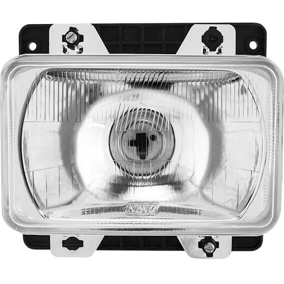 FAROL RETANGULAR MERCEDES BENZ MBB 93 EM DIANTE LADO DIREITO E ESQUERDO   NINO F-38V