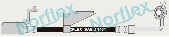 MANGOTE FREIO P/FORD ESCORT 97/DIREITO