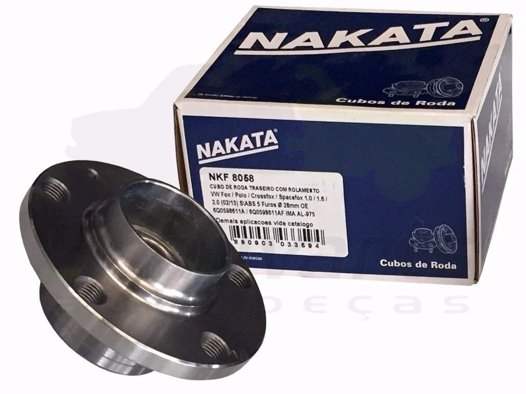CUBO RODA TRASEIRO CROSS/FOX/POLO 12/13 - NKF8058  