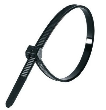 ABRACADEIRA  BRANCA NYLON 15CM - SEI1151  