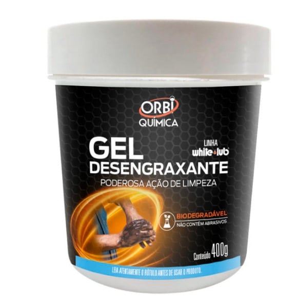 GEL DESINGRAXANTE BRANCO 400ML. -ORBI- OB1924