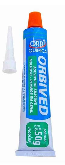 SILICONE INCOLOR ACETICO 50GR  - ORBI 5542