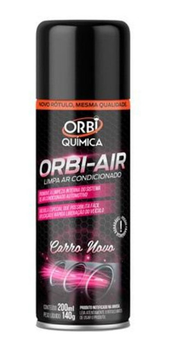 LIMPA AR CONDIC ORBI CARRO NOVO 200ML 