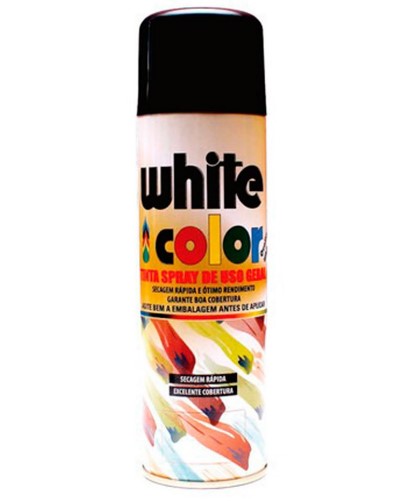 TINTA ORBISTRAY SPRAY PRETO BRILHANTE 340ML/190G  - ORBI  18745