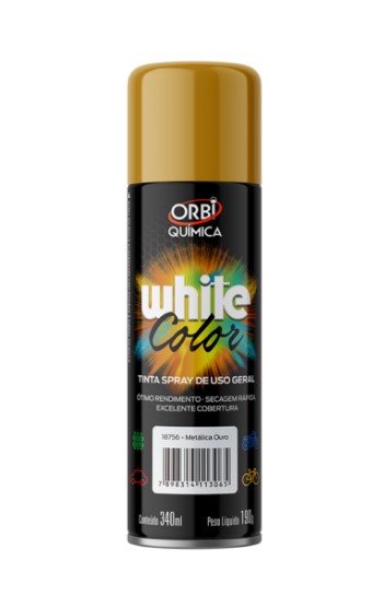TINTA ORBISTRAY SPRAY OURO 340ML/220G 