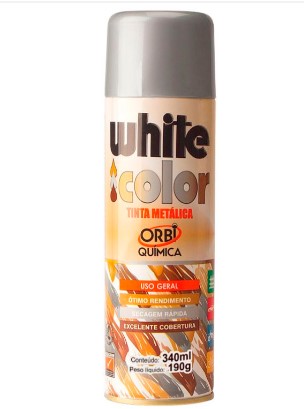 TINTA ORBISTRAY SPRAY PRATA 340ML/220G