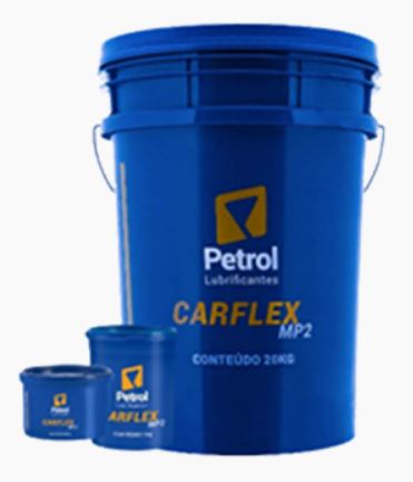 GRAXA CARFLEX MP2 GRAU NLGI 2 10KG ROLAMENTO - PET156102 PETROL