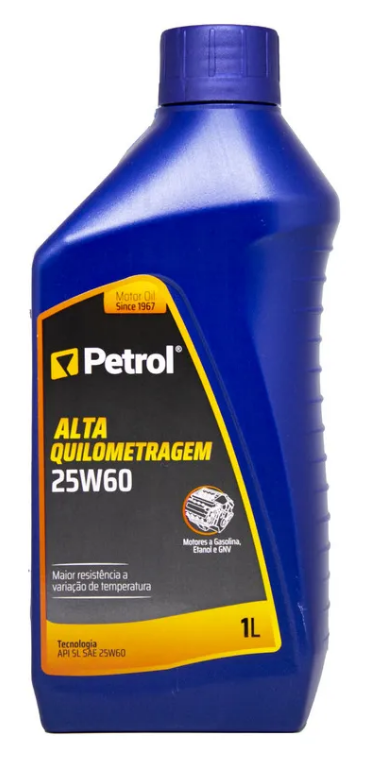 OLEO ALTA QUILOMETRAGEM 25W60 - PET277817 PETROL