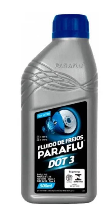 FLUIDO DE FREIOS DOT 3 500ML PARAFLU - PF10.7302 PARAFLU