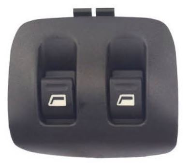INTERRUPTOR VIDRO ELETRICO DUPLO PEUGET 206 1999 EM DIANTE  PEUGEOT 207 2008 ATE 2015 - MULTIQUALITA PG1007