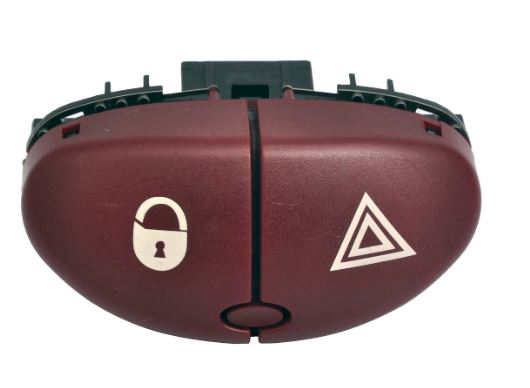 INTERRUPTOR PISCA ALERTA E TRAVA PEUGEOT 206 - PG1012 MULTIQUALITA