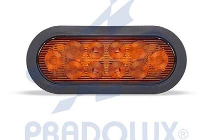 LANTERNA TRASEIRA MODELO AMARICANO AMARELO 24V 10 LEDS - PRL02002441 PRADOLUX