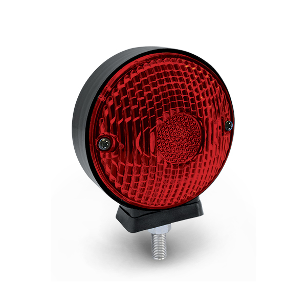 LANTERNA DE PARA-CHOQUE 1 FACE EM PEDESTAL COM SUPORTE - PRADOLUX 04046003