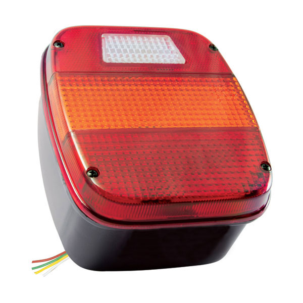 LANTERNA TRASEIRA CAMINHAO VW FORD 89 TRICOLOR  - PRL04400109SV 