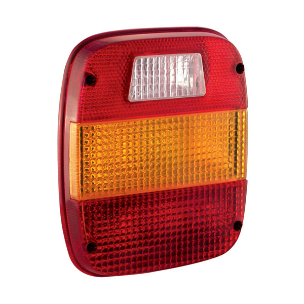 LENTE LANTERNA TRASEIRA CAMINHAO 89 11 TRICOLOR  - PRL04410009TRI 