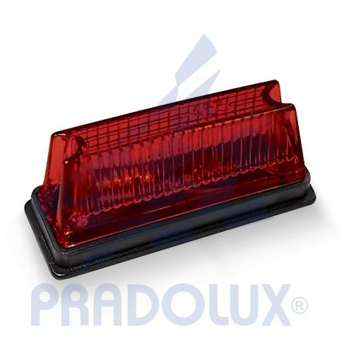 LANTERNA LATERAL DELIMITADORA VERMELHA - PRL04520003 PRADOLUX