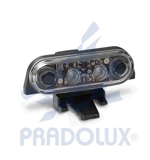 LANTERNA DELIMITADORA LENTE CRISTAL LED BIVOLT - PL04860062 PRADOLUX