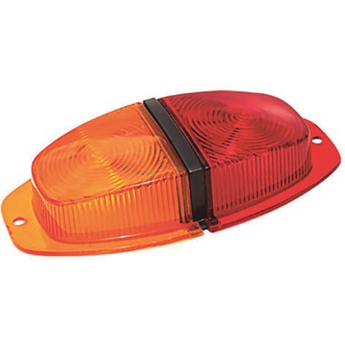 LENTE LANTERNA PL502 AMARELA VERMELHA  - PRL05030005 