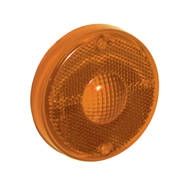 LENTE PARA LANTERNA UNIVERSAL COM  SUPORTE (PL024) AMARELA  - PRL05310001AM 