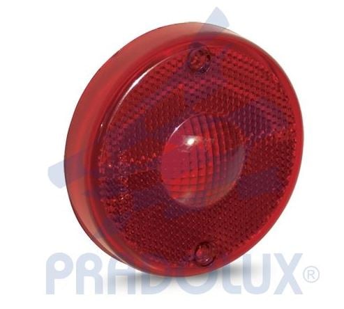 LENTE PARA LANTERNA UNIVERSAL COM  SUPORTE  PL024  VERMELHO  - PRL05310003VM