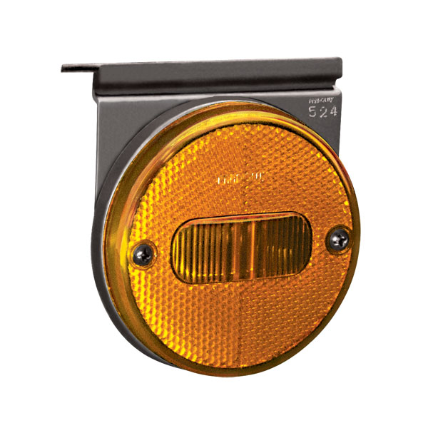 LANTERNA LATERAL UNIVERSAL COM SUPORTE GUERRA AMARELA  - PRL05661901AM 