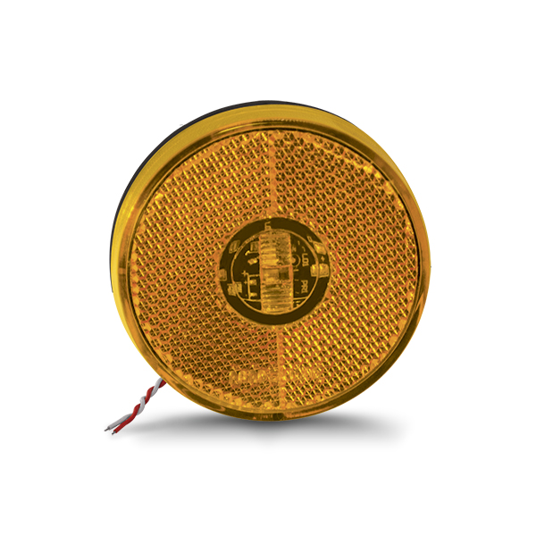 LANTERNA LATERAL LED BIVOLT AMARELA CAMINHOES  MAQUINAS E TRATORES - PRADOLUX 05780061