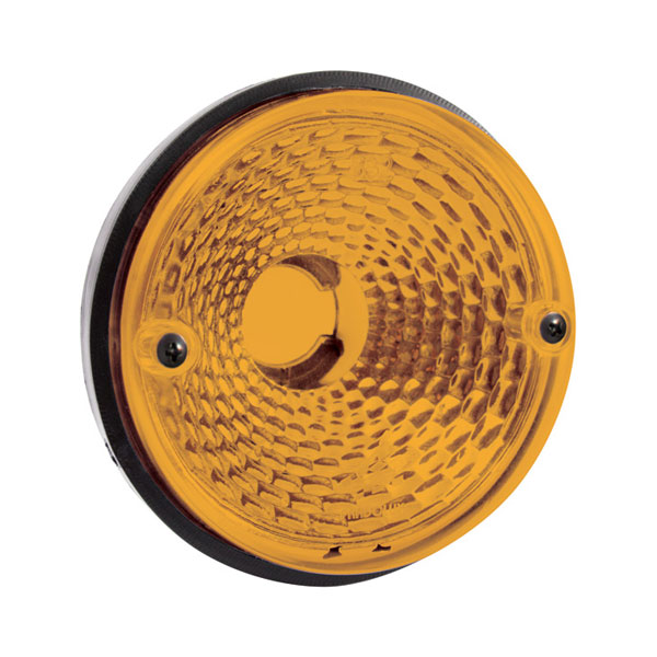 LANTERNA COM  2 FUROS LENTE LISA AMARELA  - PRL05820001AM 