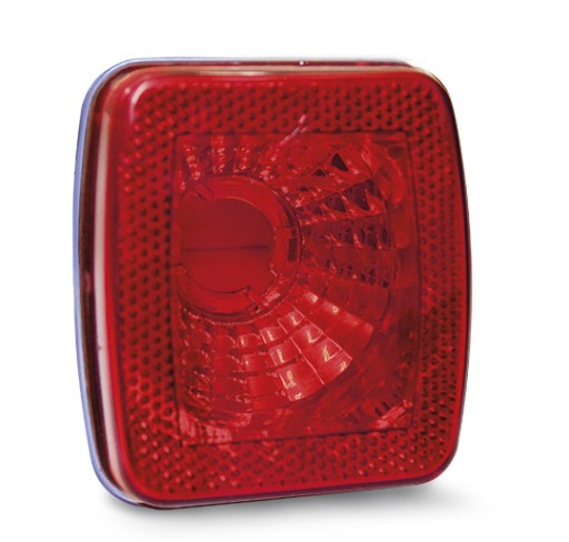 LANTERNA POSIÇAO E FREIO LISA VERMELHA- PRADOLUX - PRL05860003