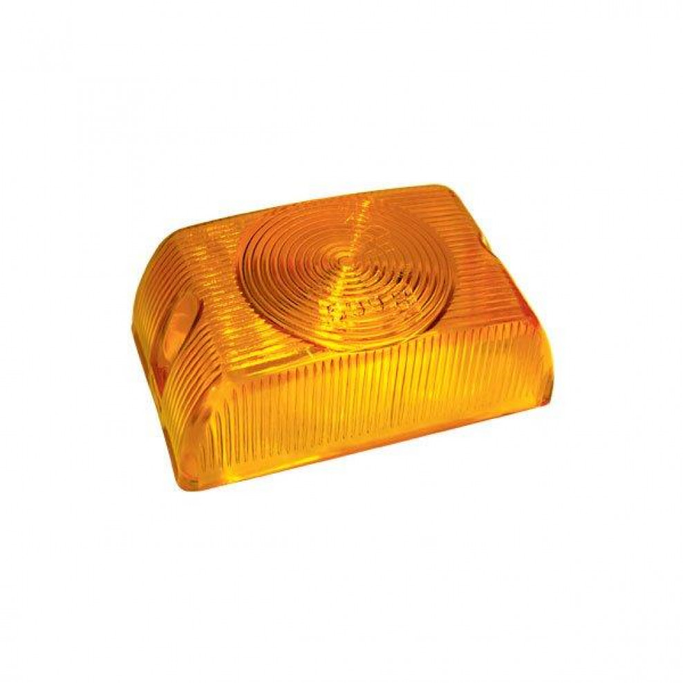 LENTE LANTERNA RETANGULAR TIPO FACCHINI AMARELA  - PRL05992901 