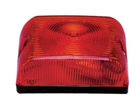 LANTERNA LATERAL DELIMITADORA LENTE VERMELHA - PL06002903 PRADOLUX
