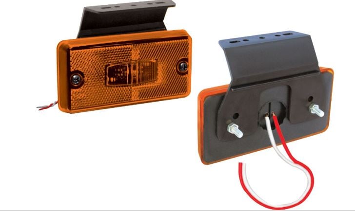LANTERNA LED RETANGULAR UNIVERSAL BASE RETA E HASTE TIPO FACCHINI AM - PRL06063041 PRADOLUX