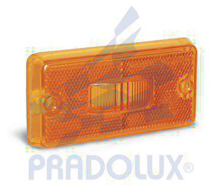 LENTE LANTERNA RETANGULAR REFLETIVA UNIVERSAL SOQUETE FACCHINI HASTE - PRL06070001AM 