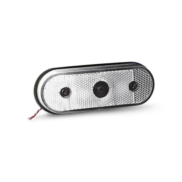 LANTERNA REFLETIVA TIPO FACHINI LED COM BASE RETA CRISTAL- PRADOLUX  06080042