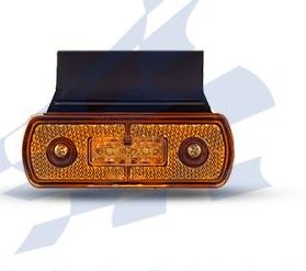 LANTERNA LATERAL AMARELA LADO DIREITO E ESQUERDO 2 LEDS - PRL06761941 PRADOLUX
