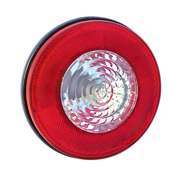 LANTERNA LUZ RE ONIBUS E IMPLEMENTOS VERMELHA CRISTAL  - PRL07580007 
