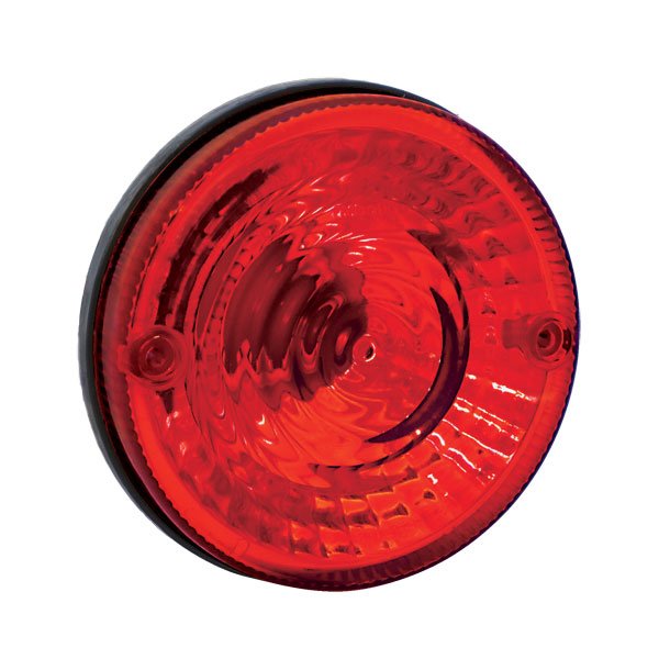 LANTERNA TRASEIRA POSICAO FREIO 125MM VERMELHA  - PRL13540003  