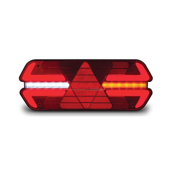 LANTERNA TRASEIRA TRIPLO X HALO LIGHT 24V COM HASTE  - PRL14526147 