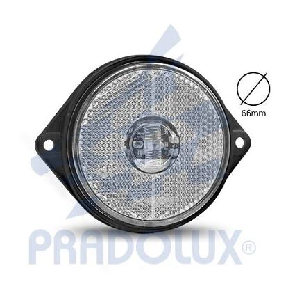 LANTERNA LATERAL DELIMITADORA ACRILICA CRISTAL - PL04124162 PRADOLUX