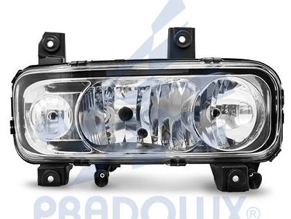 FAROL PRINCIPAL LADO ESQUERDO MERCEDES-BENZ ATEGO - PRL60560202 PRADOLUX