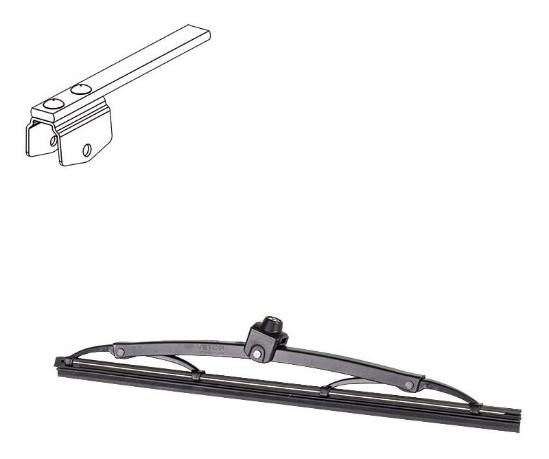 PALHETA  LIMPADOR FUSCA 9,5 PARAFUS O PAR  -PVTO10P