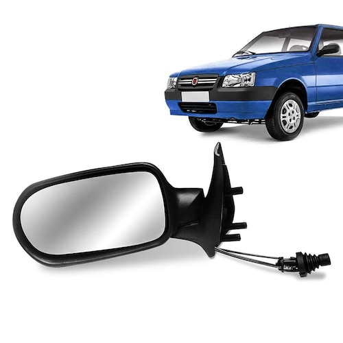 RETROVISOR UNO FIRE 06EM DIANTE  2PORTA COM CONTROLE  LADO ESQUERDO  - RX4445LE 